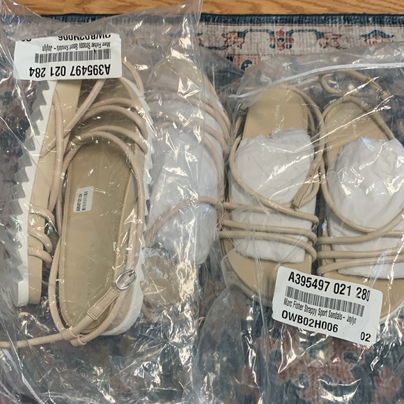 Marc Fischer tan qvc sandals qvc new joylyn - Picture 2 of 4